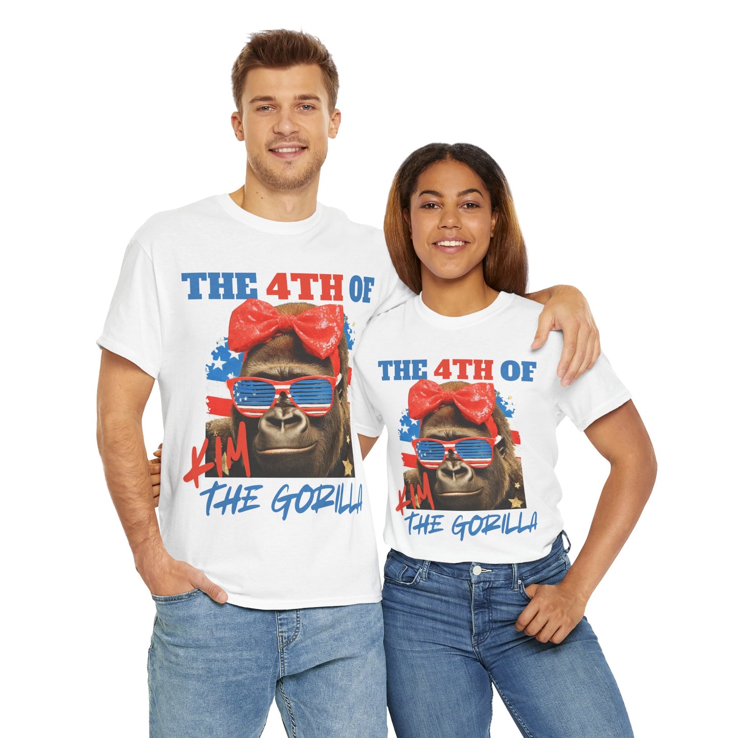4th of Kim the Gorilla T-shirt | July 4th | Official Kim the Gorilla Merch