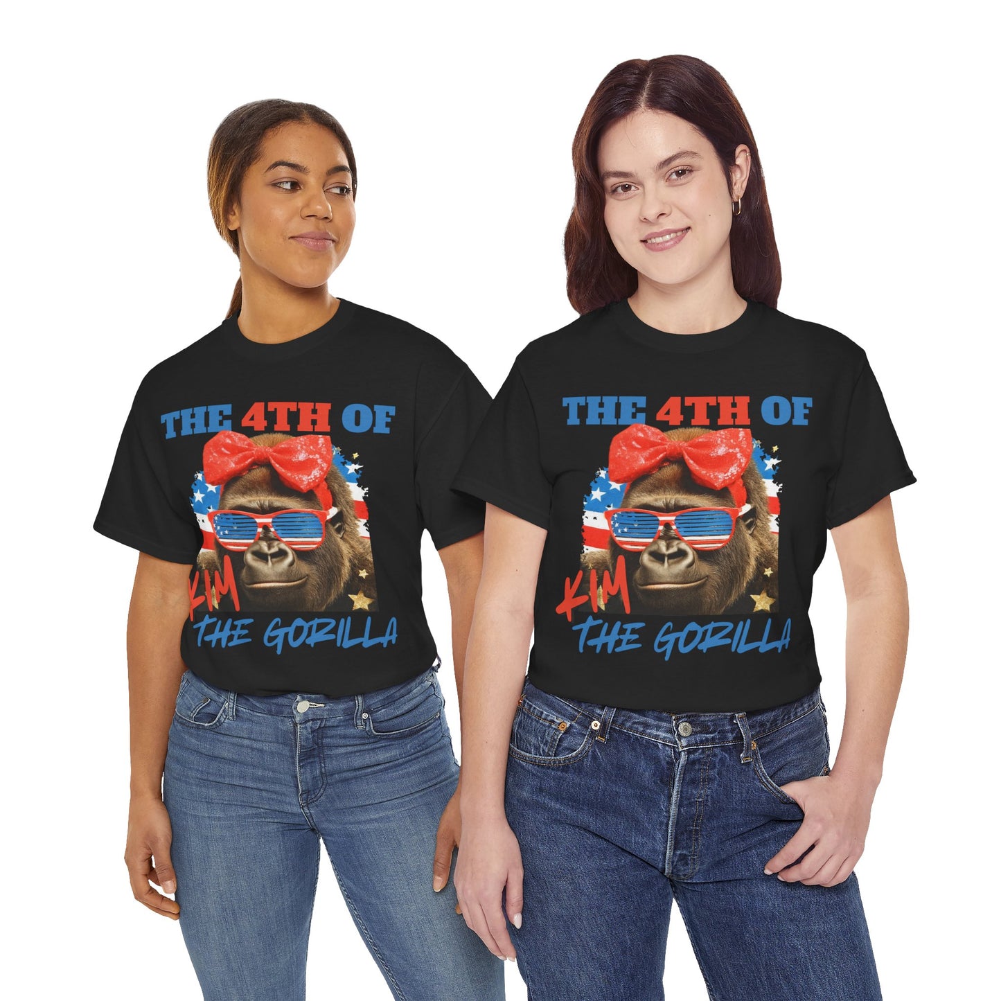 4th of Kim the Gorilla T-shirt | July 4th | Official Kim the Gorilla Merch