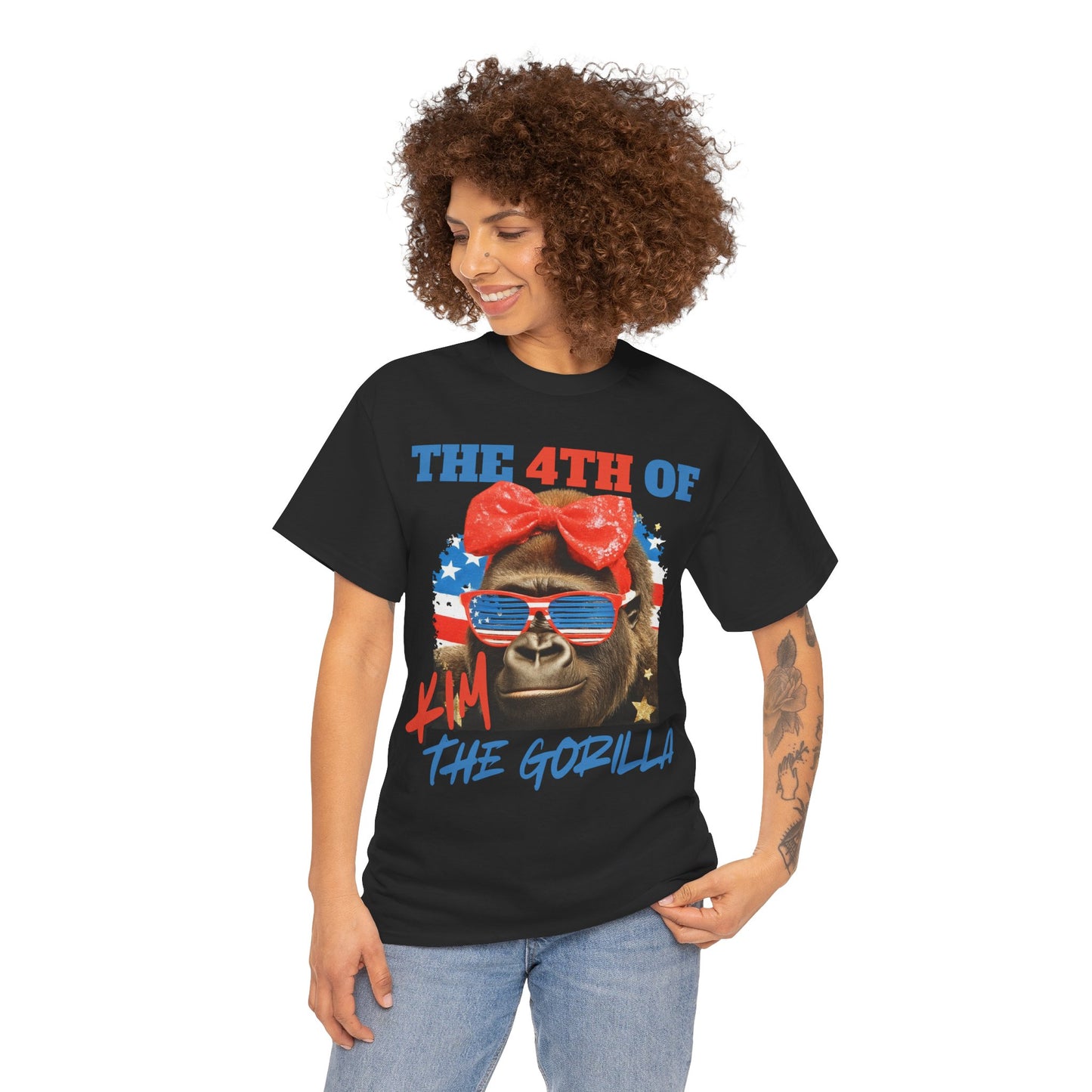 4th of Kim the Gorilla T-shirt | July 4th | Official Kim the Gorilla Merch