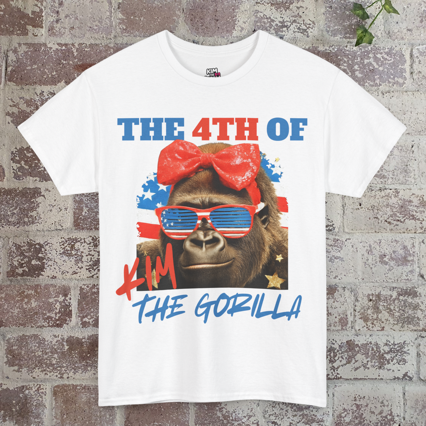 4th of Kim the Gorilla T-shirt | July 4th | Official Kim the Gorilla Merch