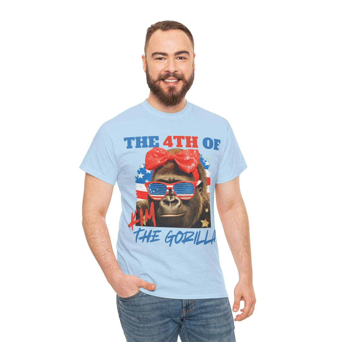 4th of Kim the Gorilla T-shirt | July 4th | Official Kim the Gorilla Merch
