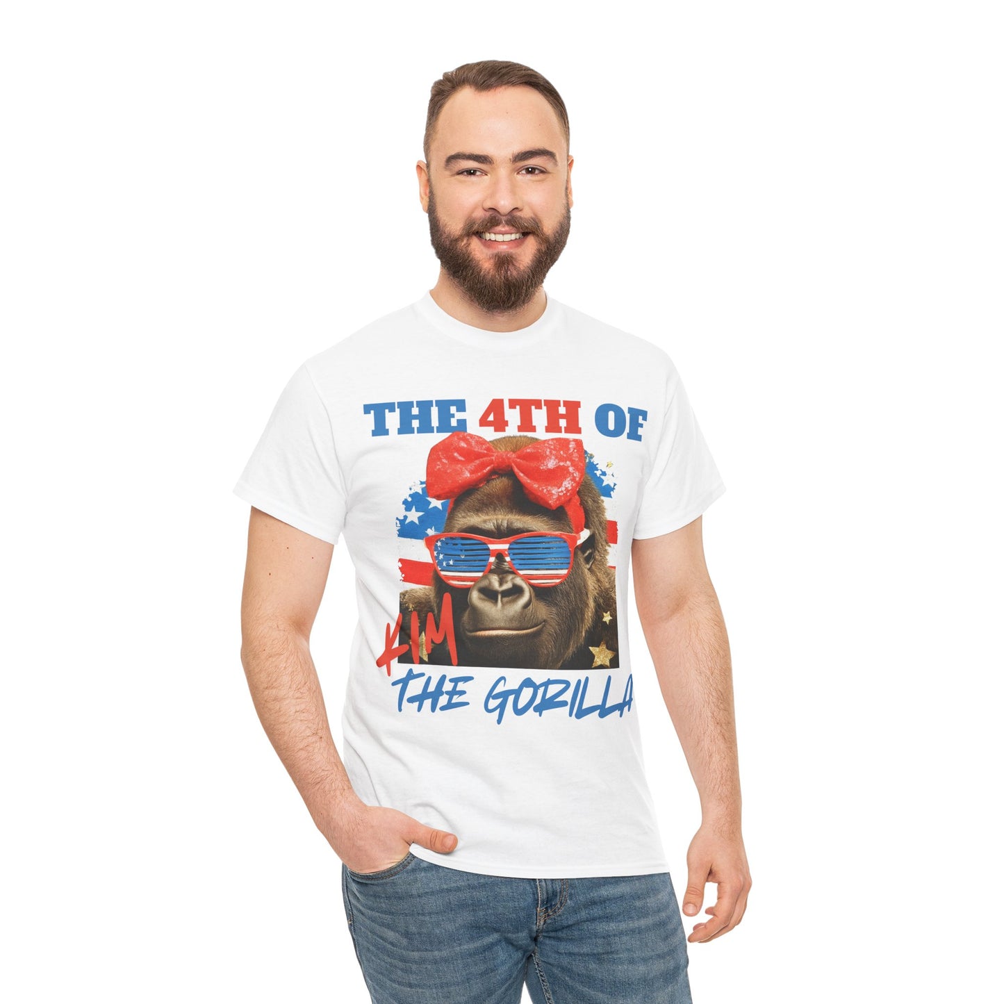 4th of Kim the Gorilla T-shirt | July 4th | Official Kim the Gorilla Merch