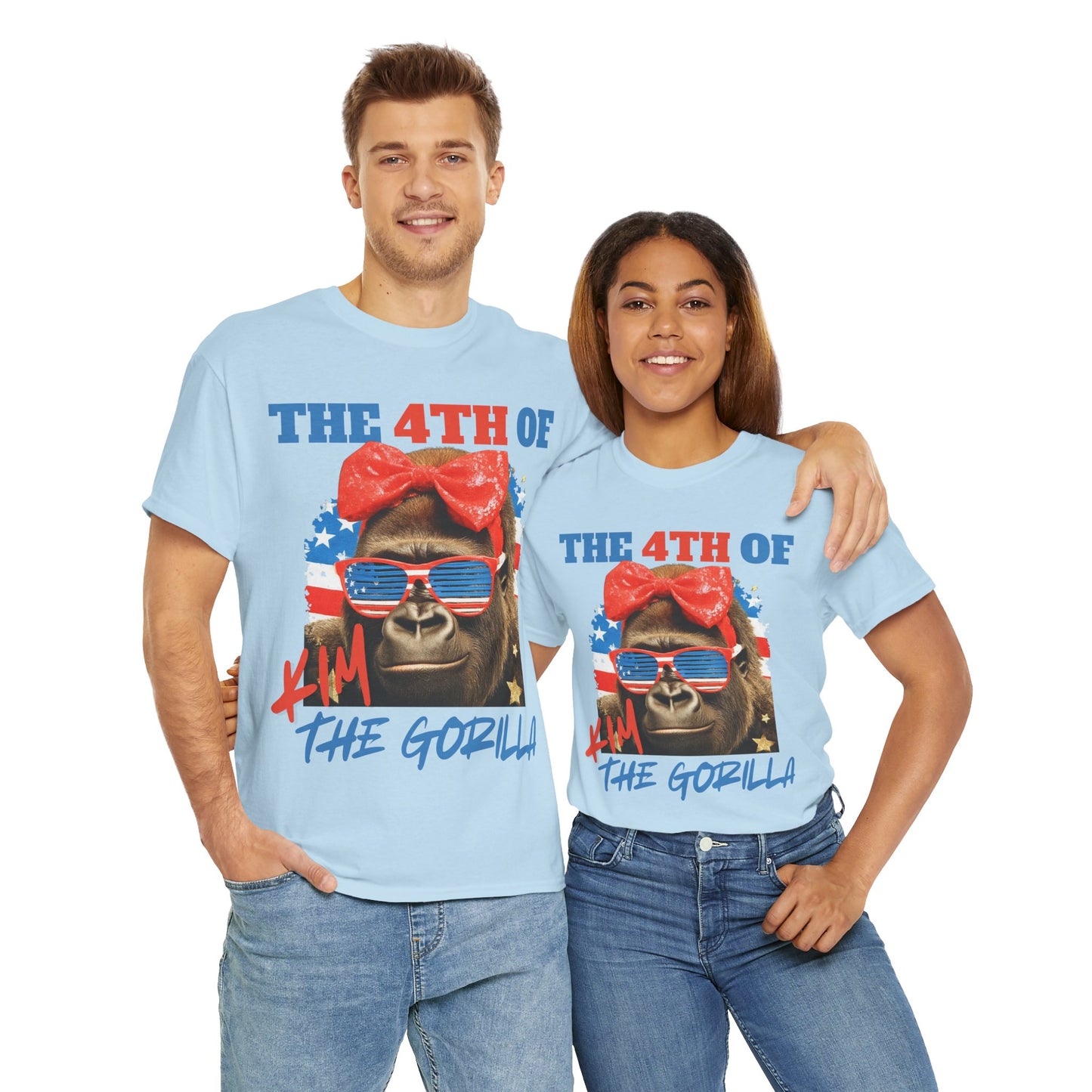 4th of Kim the Gorilla T-shirt | July 4th | Official Kim the Gorilla Merch