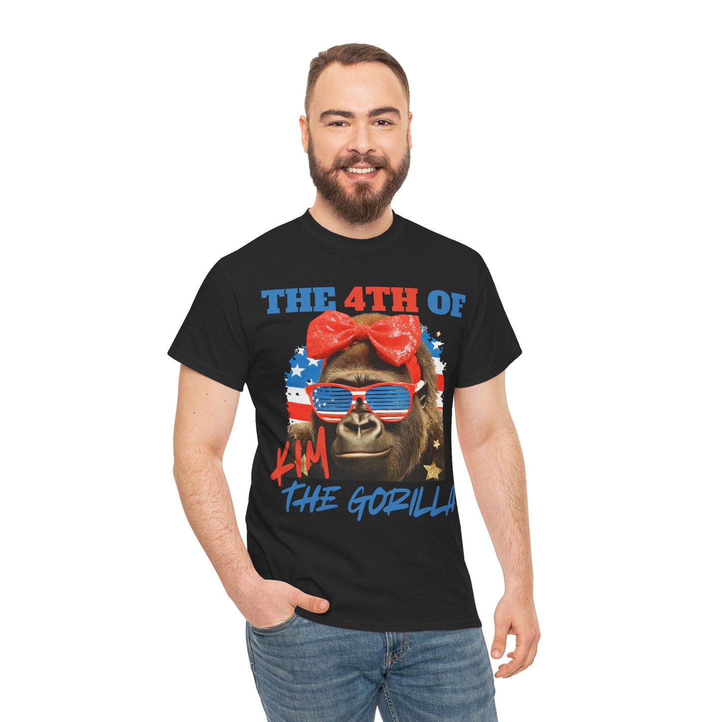 4th of Kim the Gorilla T-shirt | July 4th | Official Kim the Gorilla Merch