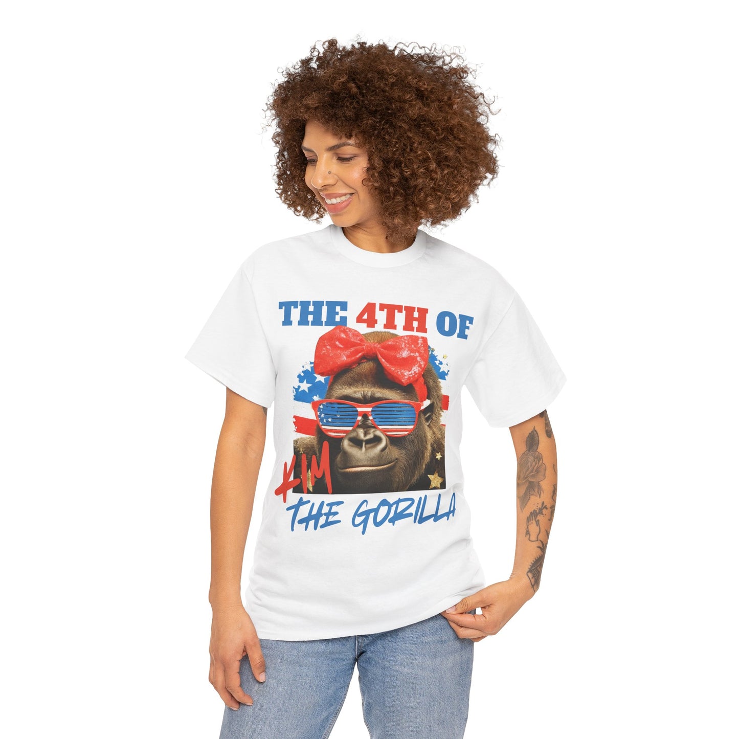 4th of Kim the Gorilla T-shirt | July 4th | Official Kim the Gorilla Merch