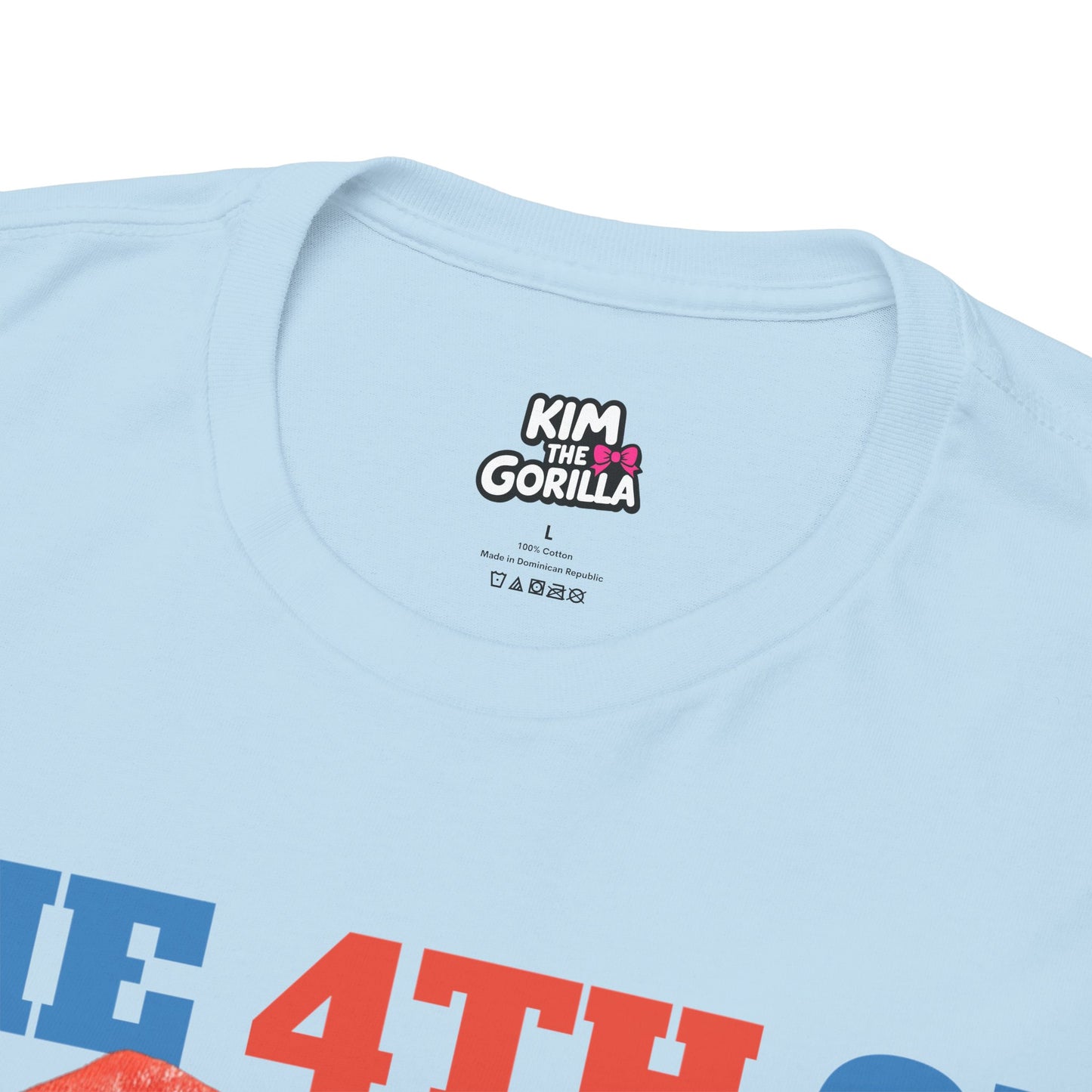 4th of Kim the Gorilla T-shirt | July 4th | Official Kim the Gorilla Merch