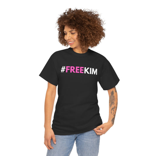 #FREEKIM Black/Grey T-shirt | Kim The Gorilla Official Merch