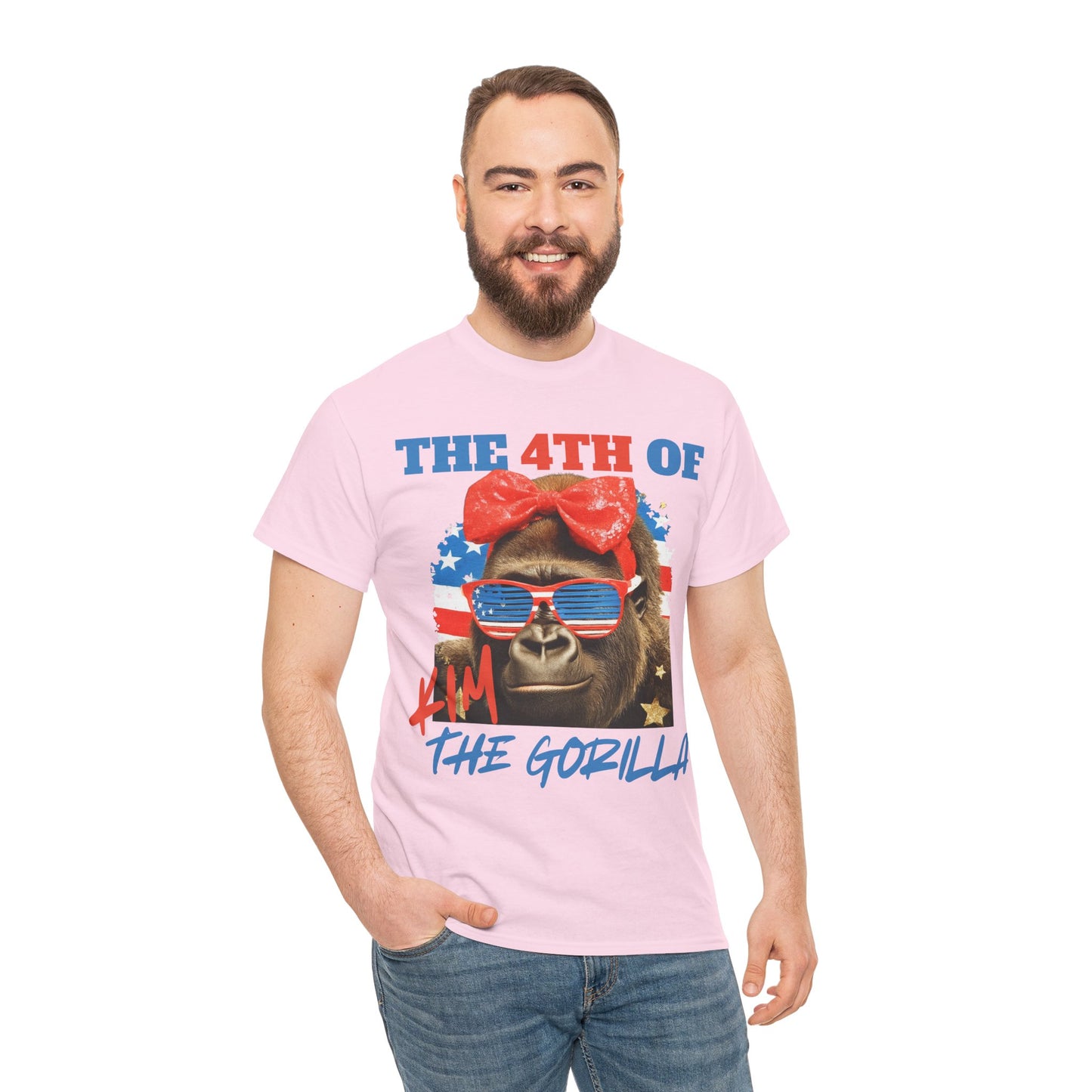 4th of Kim the Gorilla T-shirt | July 4th | Official Kim the Gorilla Merch