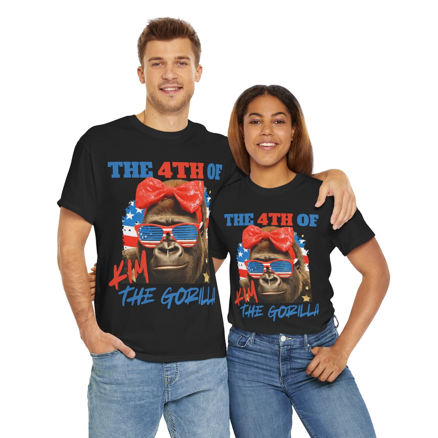 4th of Kim the Gorilla T-shirt | July 4th | Official Kim the Gorilla Merch